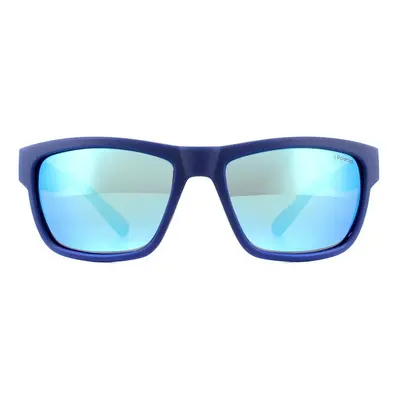 Polaroid Sport Sunglasses 7031/S PJP 5X Blue Blue Mirror Polarized