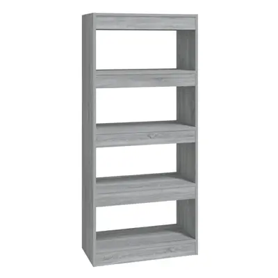 (grey sonoma) vidaXL Book Cabinet/Room Divider Engineered Wood Room Partition Multi Colours