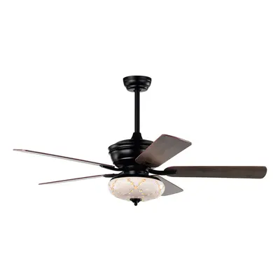 132cm Ceiling Fan with Remote Control Indoor Retro Ceiling Fan