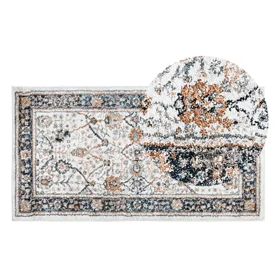 Area Rug x cm Beige and Blue ARATES