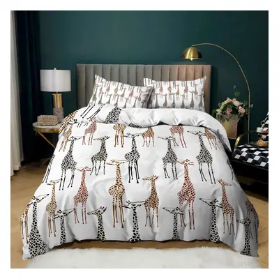 (Style 10, Double) giraffe Bedding Single Double King Duvet Cover UK