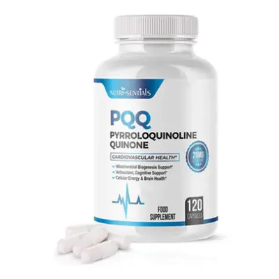 PQQ Max 20mg Capsules Pyrroloquinoline Quinone Promotes Mitochondrial Biogenesis Energy Optimize