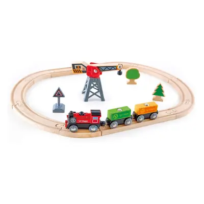 Hape Cargo Delivery Loop Playset