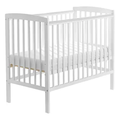 Sydney Baby White Compact Cot With Three Base Height Positions