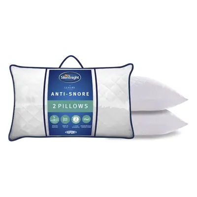 Silentnight Luxury Anti Snore Pack Pillows Support Snoring Aid