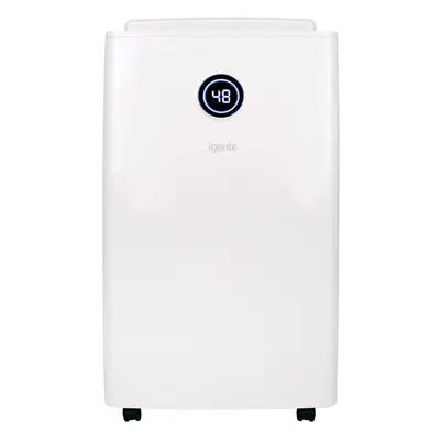 Dehumidifier Removes Litres Moisture a Day, White, Igenix IGDH020W