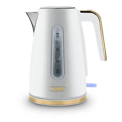 Tower Cavaletto Kettle T10066WHT (White & Champagne Accents)