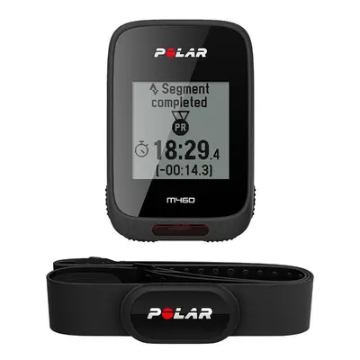 Polar Unisex Adults' M460 Integrated GPS Altitude Tracker with Heart Rate Monitor, Black, One Si