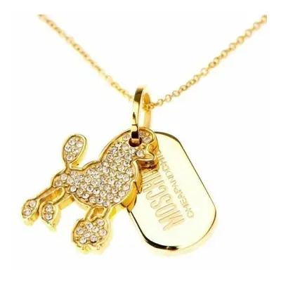 Moschino My Little Puppy Gold Plated Necklace & Pendant MJ0026