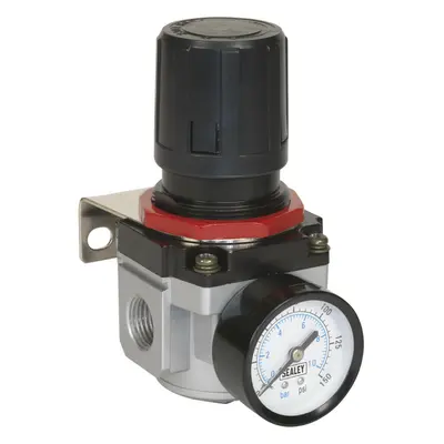 High flow Air Supply Regulator - 210cfm Max Airflow - 1/2" BSP - Wall Bracket