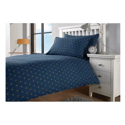 Mitre Essentials Perth Duvet Cover Navy Single