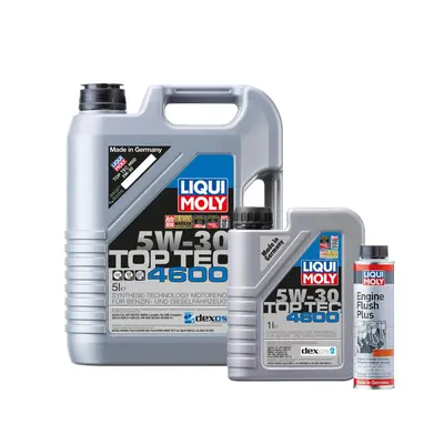 6L Liqui Moly Top Tec 5w30 ACEA C3 SN CF BMW LL VW+Engine Flush