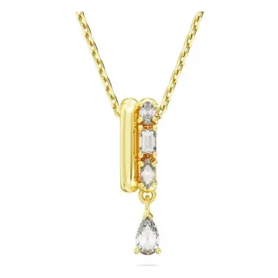 Swarovski Mixed Cuts White Gold-tone Plated Dextera Pendant