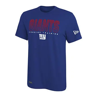 New Era NFL Men's Team Pride Dri-Tek Short Sleeve T-Shirt, New York Giants, X-Large