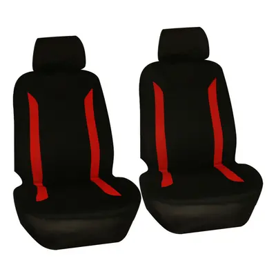 (Red Black - Pcs) 4/9PCS Universal Protectors Full Set Auto Seat Covers Pad For Car Truck SUV