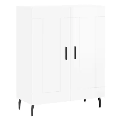 (high gloss white) vidaXL Sideboard Storage Cabinet Side Cabinet Cupboard White Engineered Wood