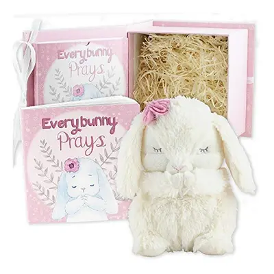 Tickle & Main, Everybunny Prays- Baby and Toddler Gift Set with Praying Musical Bunny and Prayer