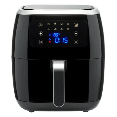 (6L, Black) Liter Air Fryer with Digital Touch Screen and Cooking Presets, Black