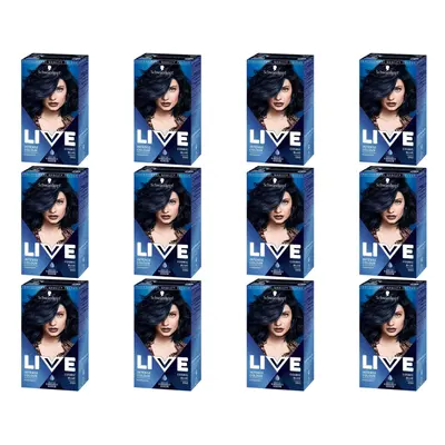 Schwarzkopf Live 90 Cosmic Blue (Pack of 12)