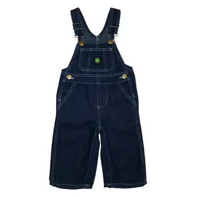 John Deere baby boys Newborn Denim Overall Bib, Denim, 18 US