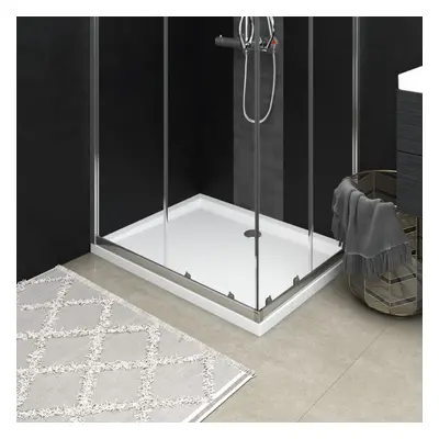 vidaXL Rectangular ABS Shower Base Tray Plumbing Fixture Hardware Shower Parts