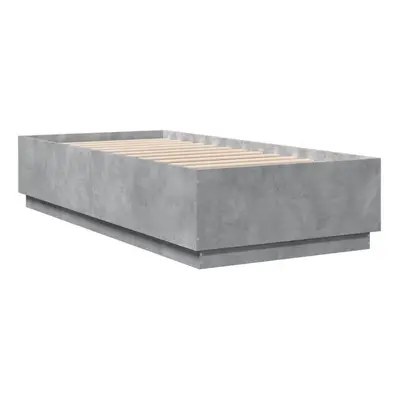 (concrete grey, x cm) vidaXL Bed Frame Bedroom Bed Base Bedstead Mattress Foundation Engineered 