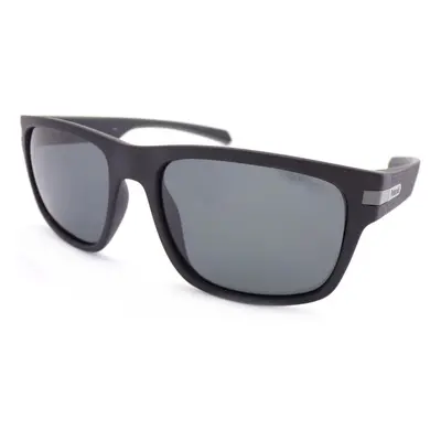 POLAROID polarized Matte Black Sunglasses/ Dark Grey Polar Lenses PLD2066