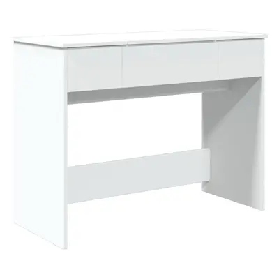 (white) vidaXL Dressing Table with Mirror Cosmetic Table Makeup Table Vanity Desk