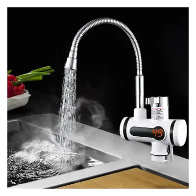 3000W Instant Hot Water Tap Electric Faucet Heater Kitchen With Temperature Display