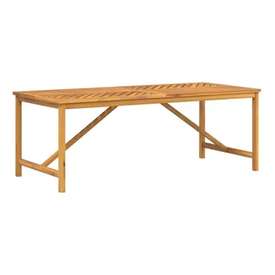 (200 x x cm (W x D x H)) vidaXL Garden Dining Table Coffee Table Outdoor Dining Table Solid Wood