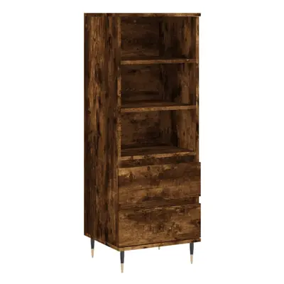 (smoked oak) vidaXL Highboard Sideboard Tall Storage Cabinet Side Cabinet Engineered Wood