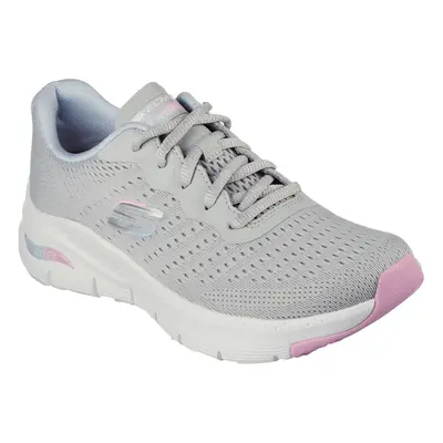 (UK 6.5, Grey) Skechers Womens Arch Fit Infinity Cool Vegan Memory Foam Trainers