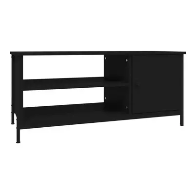 (black) vidaXL TV Cabinet TV Stand Sideboard Media Cabinet TV Unit Engineered Wood