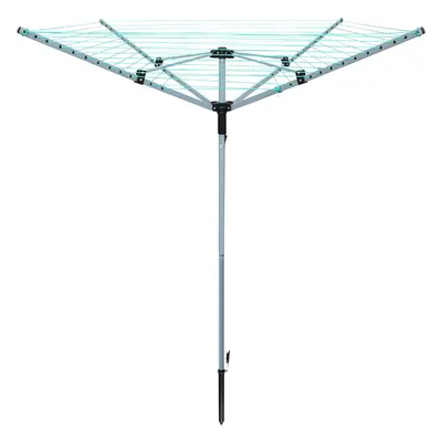 Rotary Clothing Airer - Folding Washing Line - Outdoor Clothes Drying Rack - Washing Line & Grou