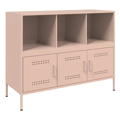 vidaXL Sideboard Storage Cupboard Cabinet Highboard Pink Cold-rolled Steel