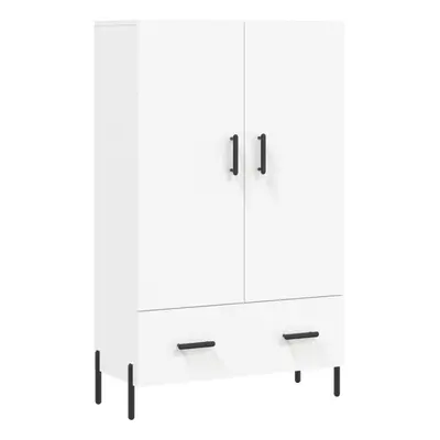 (white) vidaXL Highboard Sideboard Cupboard Side Cabinet Grey Sonoma Engineered Wood