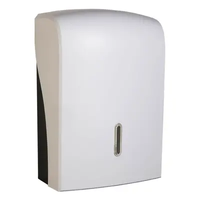 (Silver) ABS Plastic Large Multifold Paper Towel Dispenser