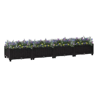 vidaXL Raised Bed Polypropylene Garden Planter Flower Box Pot Planting Bed