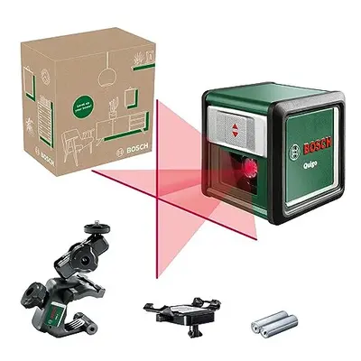 Bosch Cross line Laser Quigo with Universal clamp MM (Easy and Precise Alignment with Flexible P