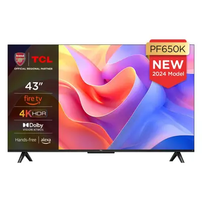 TCL PF650K 43" 4K HDR PRO Smart Fire TV with Freely - 43PF650K