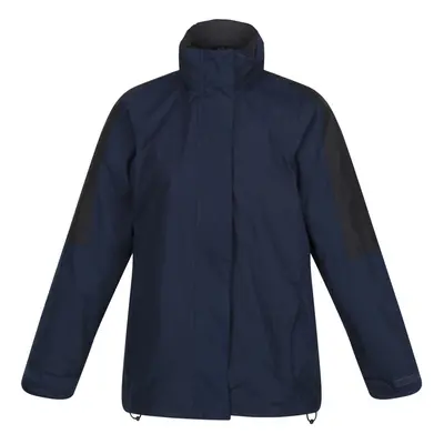 (14, Navy/Black) Regatta Womens/Ladies Defender III 3-In-1 Jacket (Waterproof & Windproof)