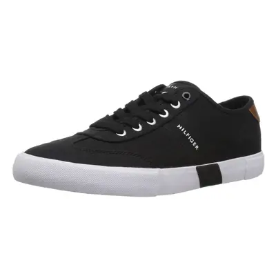 Tommy Hilfiger Mens Pandora Sneaker Black Canvas 85M