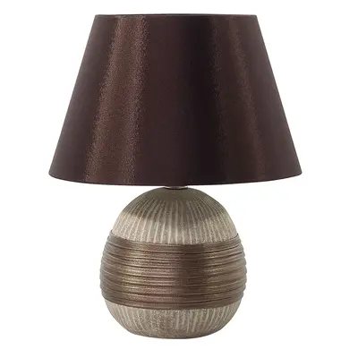 Table Lamp SADO Porcelain Brown