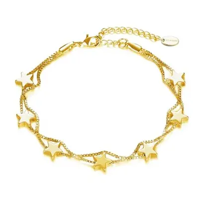 Philip Jones Gold Plated Star Bracelet