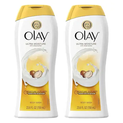 Olay Ultra Moisture with Shea Butter Body Wash - 23.6Fl.Oz (Pack Of 2)