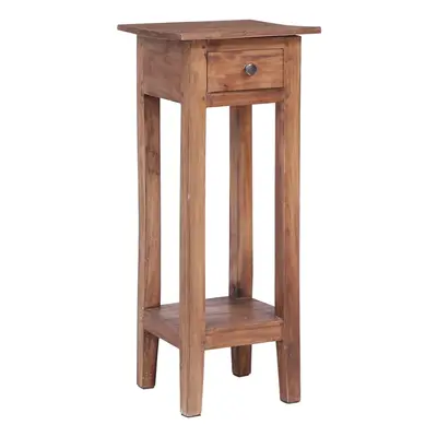 vidaXL Plant Stand Plant Pot Flower Stand Home Side Table Solid Mahogany Wood