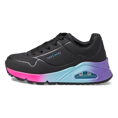 Skechers Girls UNO GEN1-POP of Ombre Sneaker Black/Multi 11.5 Little