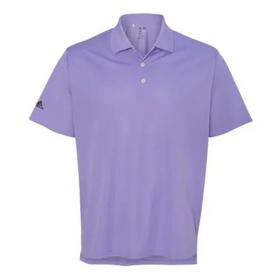 adidas Golf Men's Climalite Basic Short-Sleeve Polo Shirt Lt Flsh Pur