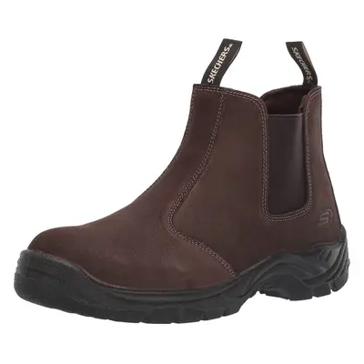 Skechers Men's Chelsea Boot Construction Shoe Brown 8.5