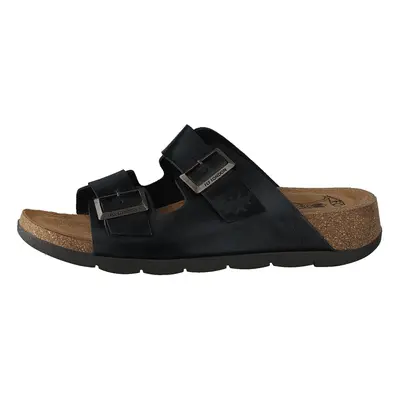 Fly London Women's Square Toe Sandal Black 10.5